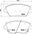Колодки тормозные дисковые передние Kia Optima 2.0, 2.4 (10-) (NP6049) NISSHINBO