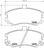 Колодки гальмівні дискові передние Hyundai Elantra 1.6, 1.8, 2.0 (00-06) (NP6079) NISSHINBO