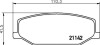 Колодки тормозные дисковые передние Suzuki Jimny 1.3 (98-) (NP9006) NISSHINBO