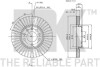 Тормозной диск NK 203645 (фото 3)