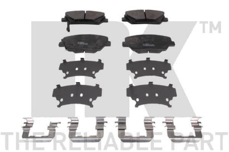 Фото 1 - гальмівні колодки NK 223449 Гальмівні колодки NK 223449 (фото 1)