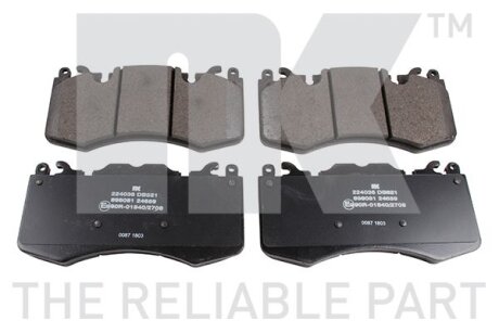 Фото 1 - гальмівні дискові колодки, комплект NK 224036 Гальмівні дискові колодки, комплект NK 224036 (фото 1)