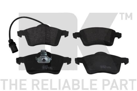 Фото 1 - комплект тормозных колодок, дисковый тормоз NK 224750 Комплект тормозных колодок, дисковый тормоз NK 224750 (фото 1)