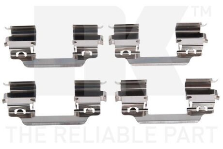 Фото 1 - комплект приладдя, накладка дискового гальма NK 7933649 Комплект приладдя, накладка дискового гальма NK 7933649 (фото 1)