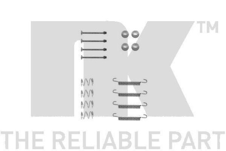 Монтажний комплект паркувальних гальм NK 7936711