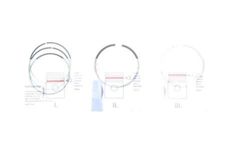 Кільця поршневі NPR 120 038 0053 00 (фото 1)