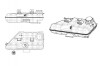 Бачок расширительный с крышкой MERCEDES ML-Series 2.7D 98- (пр-во NRF) 454045