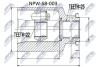Шарнір рівних кутових швидкостей (ШРУС), внутрішній NTY NPWSB003 (фото 1)