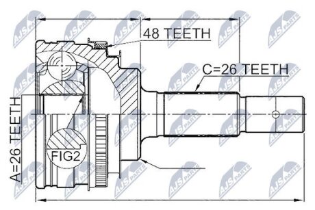 Шрус NTY NPZTY003
