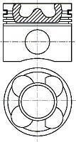 Поршень двигуна NURAL 87-127400-00 (фото 1)
