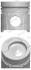 Поршень MAN 108.0 D0824/D0826 EURO I (пр-во Nural) 87-285900-00
