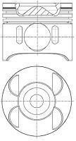 Поршень двигуна NURAL 87-433405-00