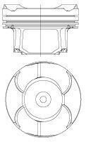 Поршень двигуна NURAL 87-434600-00 (фото 1)