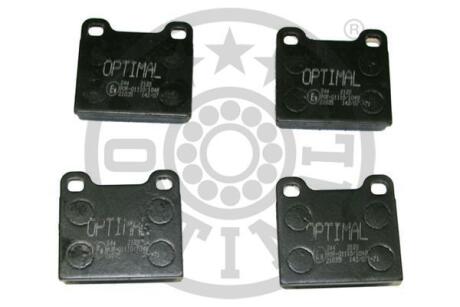 Гальмівні колодки дискові Optimal BP-02196 (фото 1)