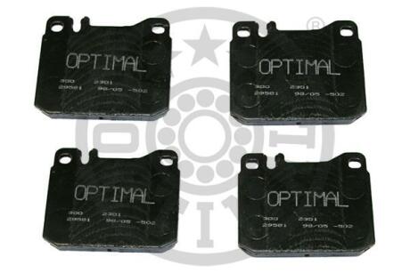 Гальмівні колодки дискові Optimal BP-02301 (фото 1)