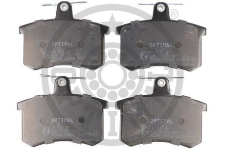 Гальмівні колодки дискові Optimal BP-09272 (фото 1)