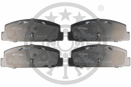 Гальмівні колодки дискові Optimal BP09560 (фото 1)