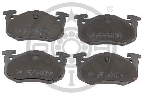 Гальмівні колодки дискові Optimal BP-09639 (фото 1)