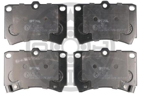 Гальмівні колодки дискові Optimal BP-09661 (фото 1)