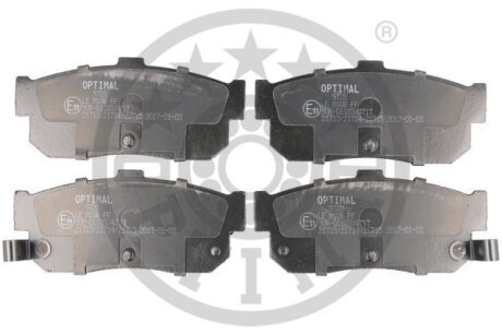 Фото 1 - гальмівні колодки дискові Optimal BP-09728 Гальмівні колодки дискові Optimal BP-09728 (фото 1)