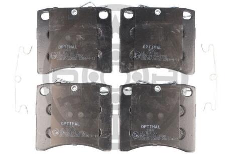 Гальмівні колодки дискові Optimal BP-09760 (фото 1)