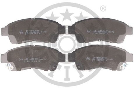 Гальмівні колодки дискові Optimal BP-09787 (фото 1)