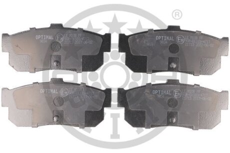 Фото 1 - гальмівні колодки дискові Optimal BP-09834 Гальмівні колодки дискові Optimal BP-09834 (фото 1)