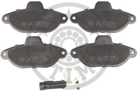 Гальмівні колодки дискові Optimal BP-09898 (фото 1)