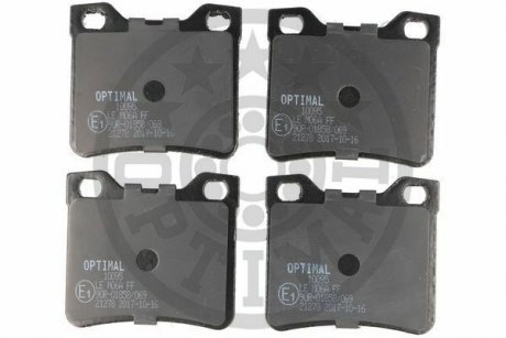 Гальмівні колодки дискові Optimal BP10095 (фото 1)