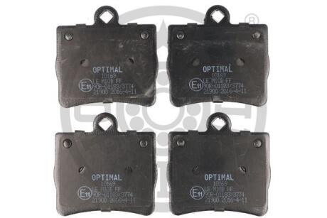 Гальмівні колодки дискові Optimal BP-10169 (фото 1)