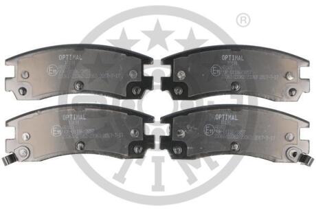 Гальмівні колодки дискові Optimal BP-10191 (фото 1)