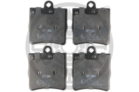 Гальмівні колодки дискові Optimal BP-10271 (фото 1)