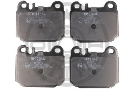 Гальмівні колодки дискові Optimal BP-12099 (фото 1)