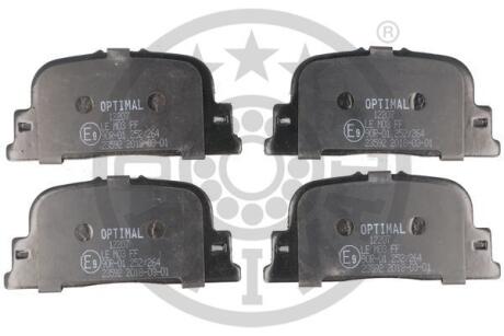 Гальмівні колодки дискові Optimal BP-12207 (фото 1)
