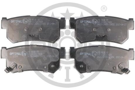 Гальмівні колодки дискові Optimal BP-12209 (фото 1)