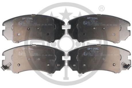 Гальмівні колодки дискові Optimal BP-12267 (фото 1)