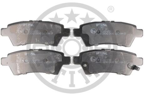 Гальмівні колодки дискові Optimal BP-12347 (фото 1)