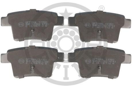 Гальмівні колодки дискові Optimal BP-12350 (фото 1)