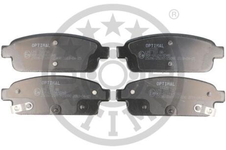 Гальмівні колодки дискові Optimal BP-12398 (фото 1)