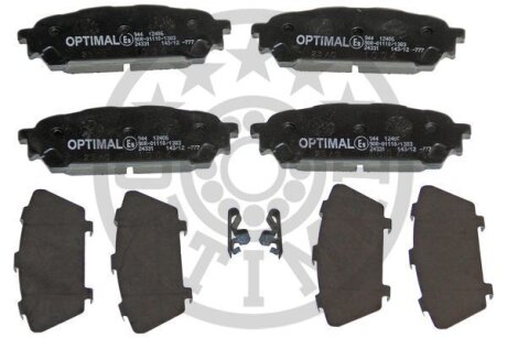 Гальмівні колодки дискові Optimal BP-12406 (фото 1)