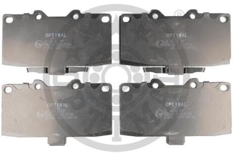 Гальмівні колодки дискові Optimal BP-12411 (фото 1)