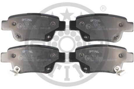 Гальмівні колодки дискові Optimal BP-12429 (фото 1)