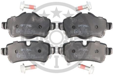 Гальмівні колодки дискові Optimal BP-12433 (фото 1)