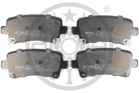 Гальмівні колодки дискові Optimal BP-12454 (фото 1)