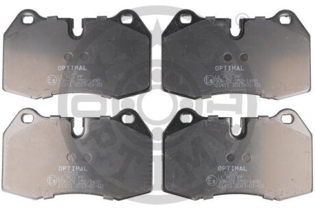Гальмівні колодки дискові Optimal BP-12522 (фото 1)
