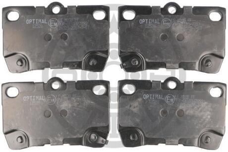Гальмівні колодки дискові Optimal BP-12528 (фото 1)