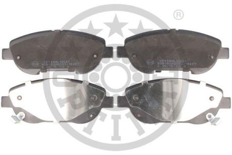 Гальмівні колодки дискові Optimal BP-12551 (фото 1)
