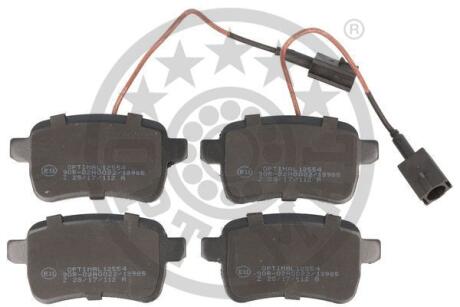 Гальмівні колодки дискові Optimal BP-12554 (фото 1)