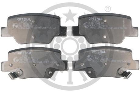 Гальмівні колодки дискові Optimal BP-12565 (фото 1)