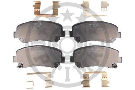 Гальмівні колодки дискові Optimal BP-12590 (фото 1)